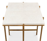 Shagreen Side Table, Osprey White