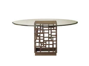 Ocean Club South Sea Dining Table With 60 Inch Glass Top