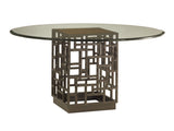 Ocean Club South Sea Dining Table With 54 Inch Glass Top