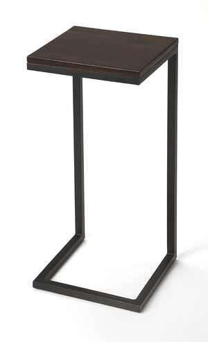 Butler Specialty Kilmer Wood & Black Metal Finsih Accent Table 5374403