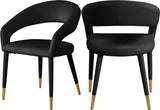 Destiny Velvet Contemporary Dining Chair