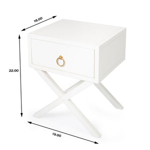 Butler Specialty Lark White End Table 5385304