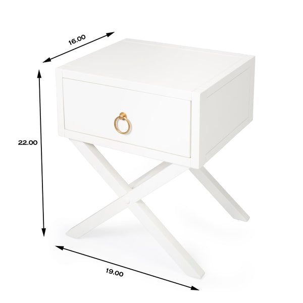 Butler Specialty Lark White End Table 5385304