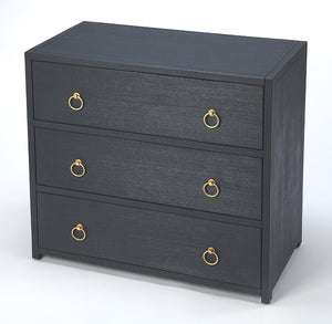 Butler Specialty Lark Navy Blue 3 Drawer Chest 5392291