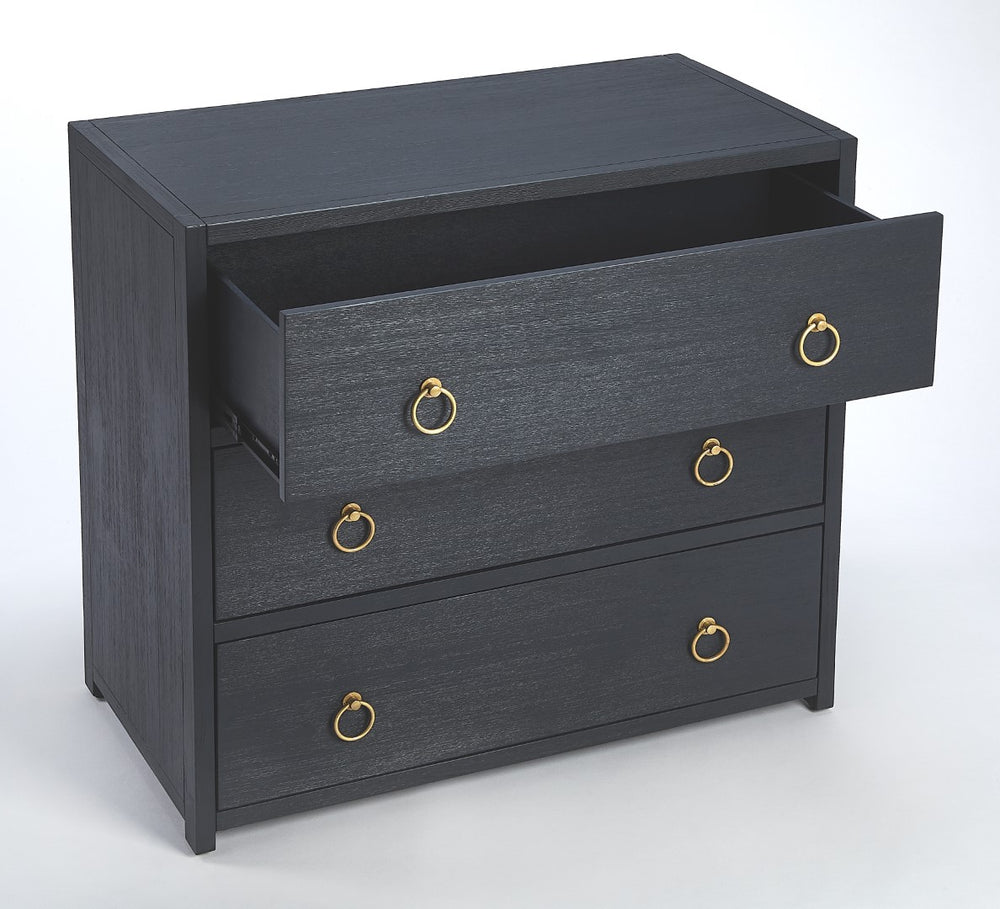 Butler Specialty Lark Navy Blue 3 Drawer Chest 5392291