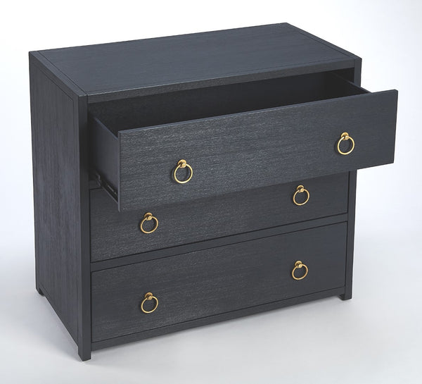 Butler Specialty Lark Navy Blue 3 Drawer Chest 5392291