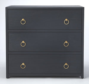 Butler Specialty Lark Navy Blue 3 Drawer Chest 5392291