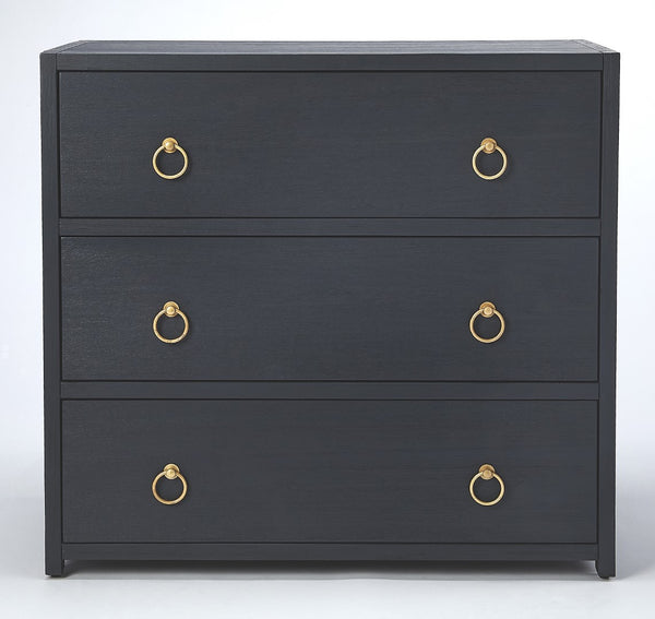 Butler Specialty Lark Navy Blue 3 Drawer Chest 5392291