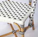 Butler Specialty Tenor White & Black Rattan Side Chair 5398295