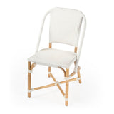 Butler Specialty Tenor White & Black Rattan Side Chair 5398304