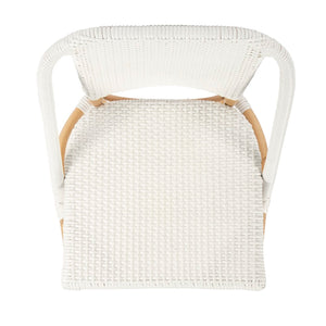Butler Specialty Tenor White & Black Rattan Side Chair 5398304