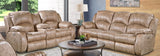 Southern Motion Cagney 705-61P Transitional  Power Headrest Double Reclining Sofa 705-61P 173-16(AMP'd)