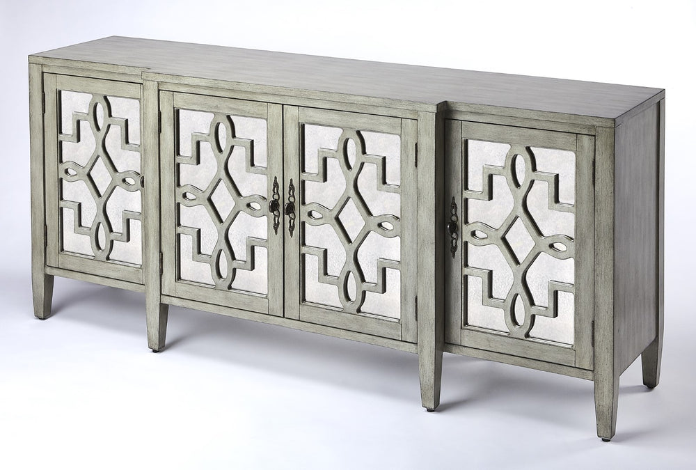 Butler Specialty Giovanna Olive Gray Mirrored Sideboard 5403140