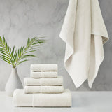 Beautyrest Nuage Glam/Luxury 20% Tencel/Lyocel 75% Cotton 5% Silverbac 6pcs Towel Set BR73-3752