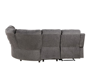 Kalen Contemporary Sectional Sofa Gray Chenille(#SP0772A-23) 54135-ACME