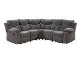 Kalen Contemporary Sectional Sofa Gray Chenille(#SP0772A-23) 54135-ACME