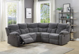 Kalen Contemporary Sectional Sofa Gray Chenille(#SP0772A-23) 54135-ACME