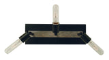 3-Light Matte Black With Grey Oak Accents Loft Sconce