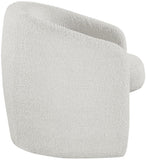 Acadia Boucle Fabric / Plywood / Foam Contemporary Cream Boucle Fabric Accent Chair - 33.5" W x 30.5" D x 30" H