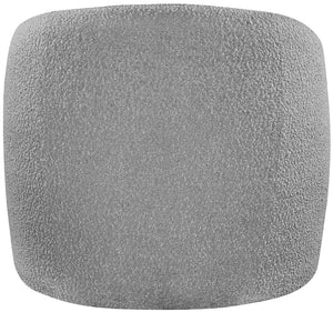 Acadia Boucle Fabric / Plywood / Foam Contemporary Grey Boucle Fabric Accent Chair - 33.5" W x 30.5" D x 30" H