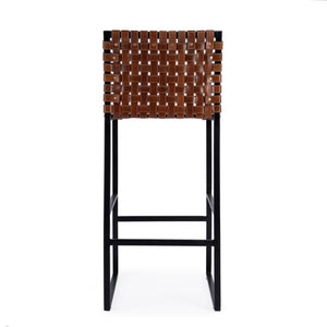 Butler Specialty Urban Brown Woven Leather Bar Stool 5445344