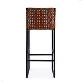 Butler Specialty Urban Brown Woven Leather Bar Stool 5445344