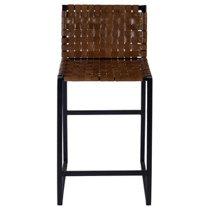 Butler Specialty Urban Brown Woven Leather Counter Stool 5446344