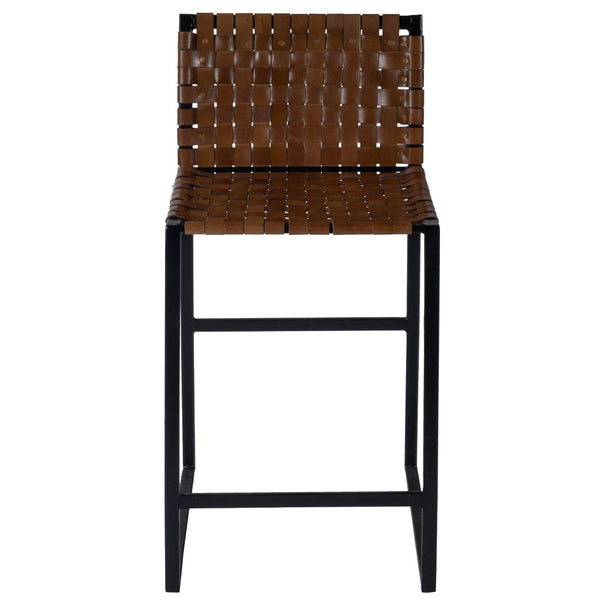 Butler Specialty Urban Brown Woven Leather Counter Stool 5446344