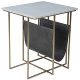 Butler Specialty Stephanik Marble & Leather Magazine Table 5451389