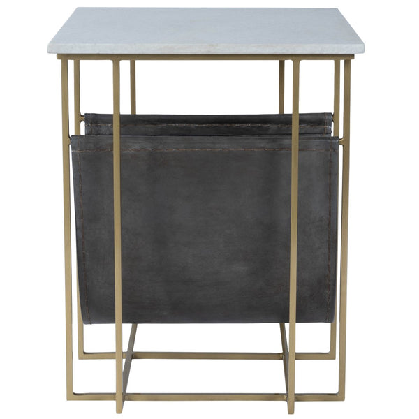 Butler Specialty Stephanik Marble & Leather Magazine Table 5451389