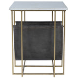 Butler Specialty Stephanik Marble & Leather Magazine Table 5451389