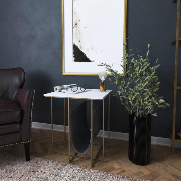 Butler Specialty Stephanik Marble & Leather Magazine Table 5451389