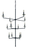 12-Light Polished Nickel Muse Foyer Chandelier