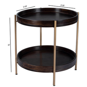 Butler Specialty Damirra Wood & Metal Accent Table 5454140