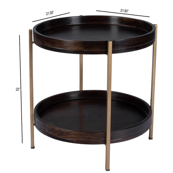 Butler Specialty Damirra Wood & Metal Accent Table 5454140