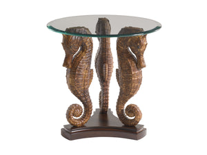 Royal Kahala Sea Horse Lamp Table