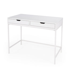 Butler Specialty Belka White Desk with Drawers 5466304