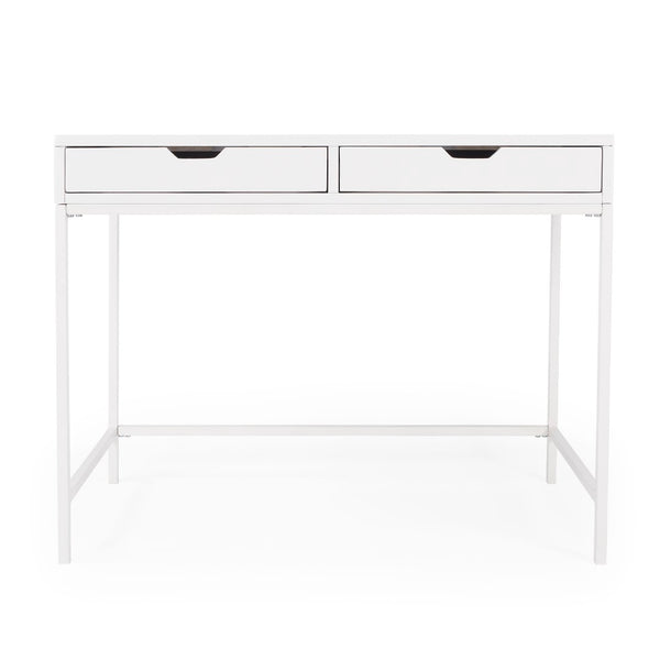 Butler Specialty Belka White Desk with Drawers 5466304