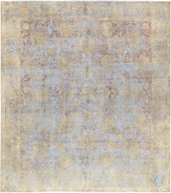 Pasargad Vintage Lahore Collection Red Wool Area Rug 54695-PASARGAD