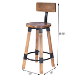 Butler Specialty Masterson Wood & Metal Counter Stool 5479330