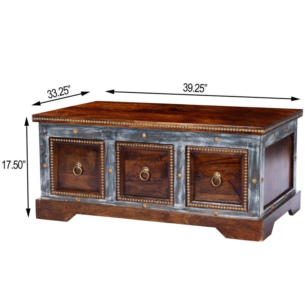 Butler Specialty Tenor Wood & Hand Painted Storage Coffee Table 5480290