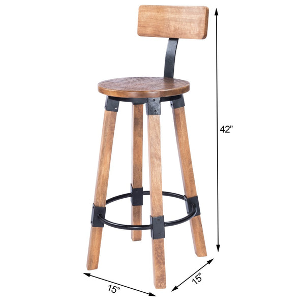 Butler Specialty Masterson Wood & Metal Bar Stool 5480330