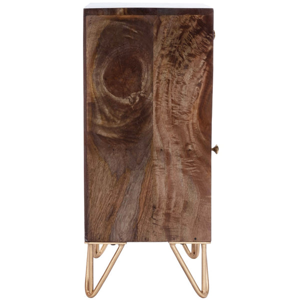 Butler Specialty Alda Wood & Brass Metal Inlay Cabinet 5481140