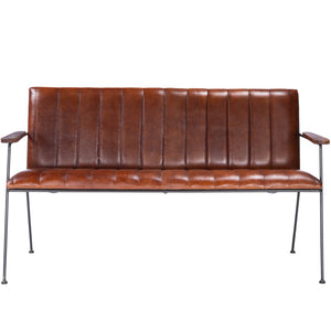 Butler Specialty Phoenix Leather & Metal Bench 5482330