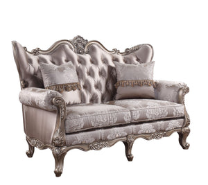 Jayceon Transitional Loveseat with 2 Pillows Fabric 54866-ACME