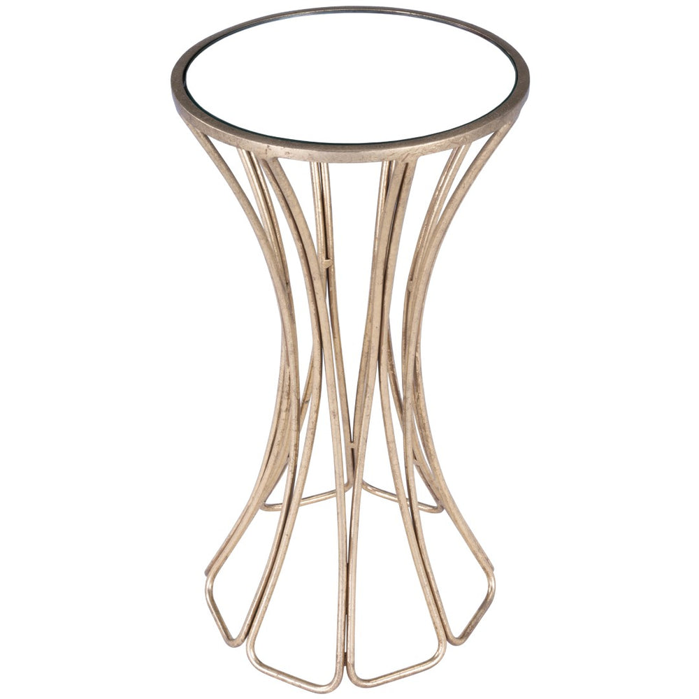 Butler Specialty Faruh Metal & Mirror End Table 5492384