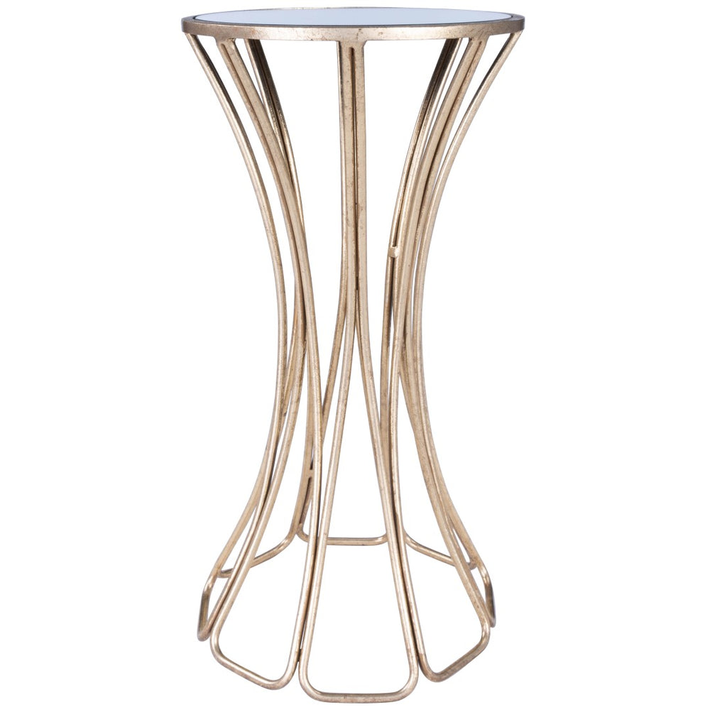 Butler Specialty Faruh Metal & Mirror End Table 5492384