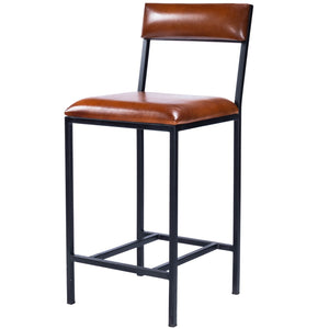 Butler Specialty Lazarus Leather & Metal Counter Stool 5495330