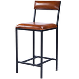 Butler Specialty Lazarus Leather & Metal Counter Stool 5495330