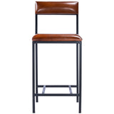 Butler Specialty Lazarus Leather & Metal Counter Stool 5495330